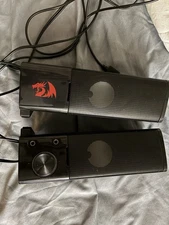 Redragon GS550 Orpheus PC Gaming Speakers 2.0 Channel Stereo Desktop Pre Owned 