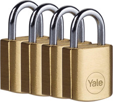Small Padlocks Key Keyed Alike Black Family Pack of 4 9120EURQBLKNOP Best Used