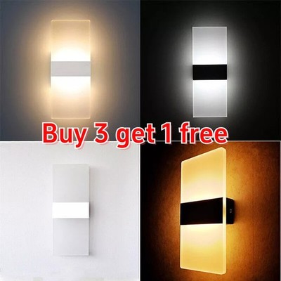 Modern LED Wall Light Up Down Lamp Sconce Spot Lighting Indoor Bedroom Fixture