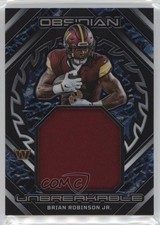 2023 Panini Obsidian Unbreakable Memorabilia /199 Brian Robinson Jr #UM-BRJ 03rx