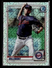 2020 Bowman #BCP-78 Chris Vallimont Chrome Prospects Mojo Refractor card