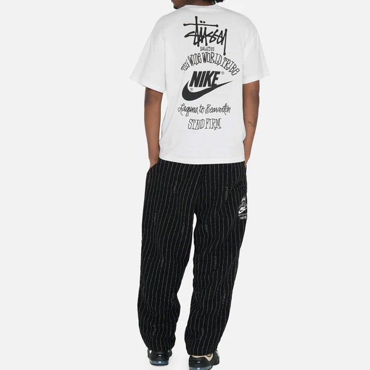 パンツ NIKE STUSSY Stripe Wool Pants black Nike x Stussy SS23 Stripe Wool Pant 'Antique Black' DR4021-010