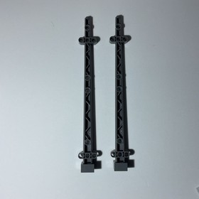 LEGO Boat Mast 2 x 2 x 20 with Holes 48002a Dark Bluish Gray Star Wars 75532 x2