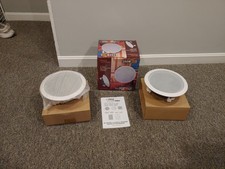 PYLE PRO 6.5'' 200W 2-Way In-Ceiling/Wall Speaker System White NOB