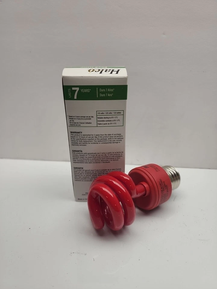 Halco Prolume Ultra Compact T3 Mini Spiral Red Color  40w #109220 👍 - Image 4 of 4