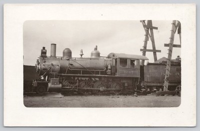 Postcard RPPC Train Steam Locomotive #1247 B&O Railroad Class E10 66N