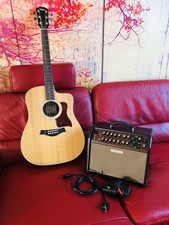 Taylor Gitarre 210ce mit Boss Acoustic Singer...