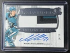 MACKLIN CELEBRINI 2024-25 UD THE CUP ROOKIE EXPANDED MATERIAL PATCH AUTO 14/15