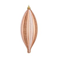 Weihnachtsschmuck Krist+ Kupfer Hellrosa Pvc 8,5 X 19 X 3 Cm Gedehnt