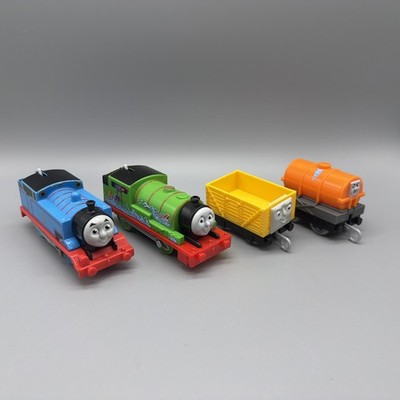 Lot Of 4 Trackmaster Motorized Thomas the Train Enigine Percy Working 2013