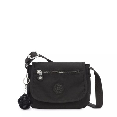 Kipling Women's Sabian Mini Crossbody 7.75''L x 5.75''H x 3.5''D, Black Noir 
