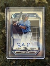 2026 Bowman Chrome 1st Daniel Pierce Auto Rays #CPA-DP On Card Auto #1 Pick Rays