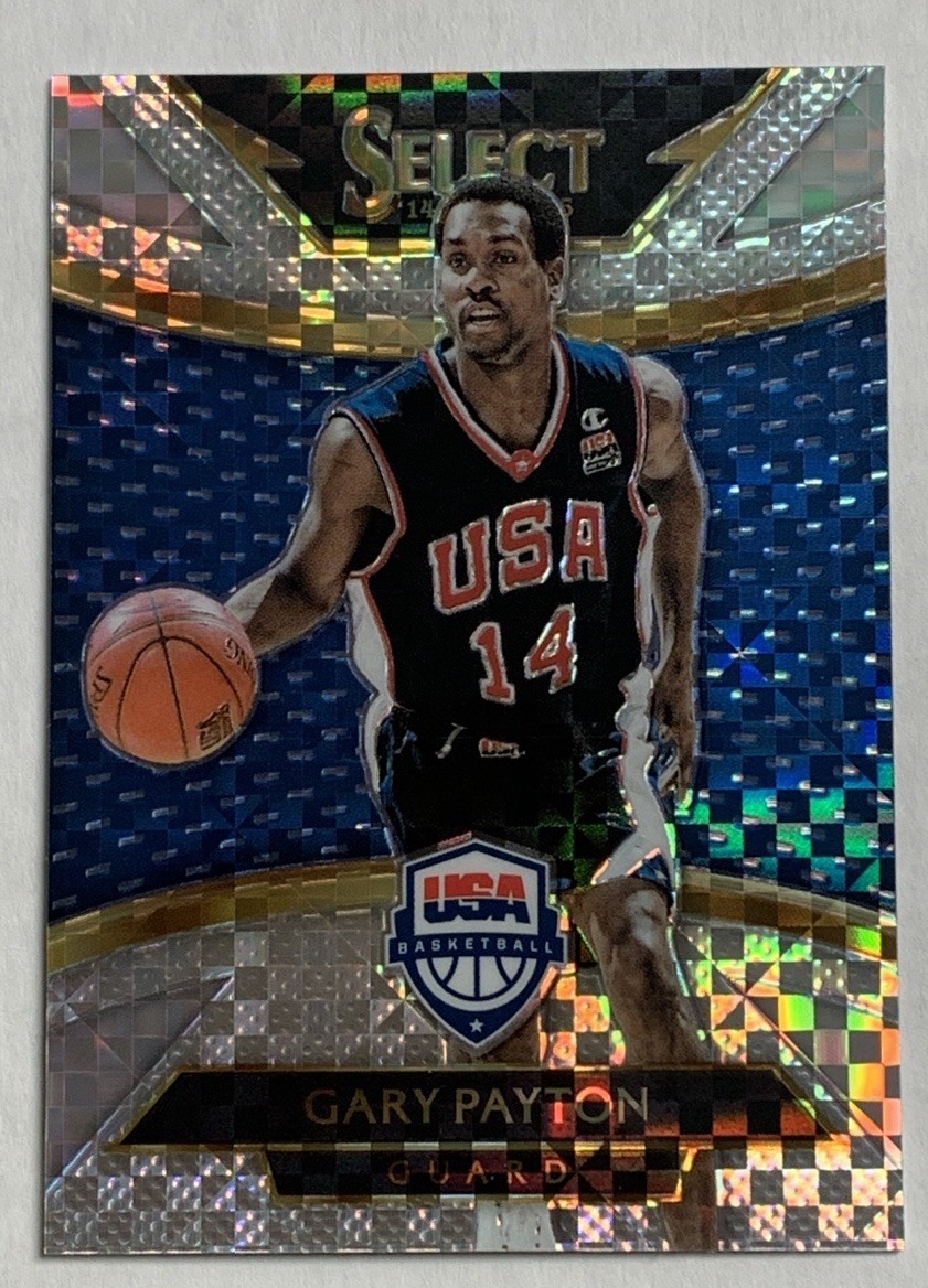 2014-15 Panini Select Gary Payton #229 Silver Prizm USA