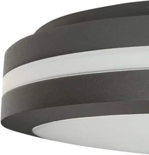 Lithonia Lighting Outdoor Flush Mount LED Ceiling Light in Dark Bronze