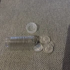 Silver Washington Quarters Full Roll (40) 90% Silver Mixed Dates