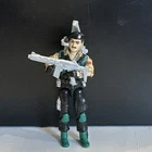 Hasbro 1986 G.I. Joe Dial Tone action figure with backpack and rifle.