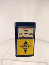 Vintage Blue Sunoco Gas Pump Tin Coin Bank - Oil Gasoline Advertising Promo