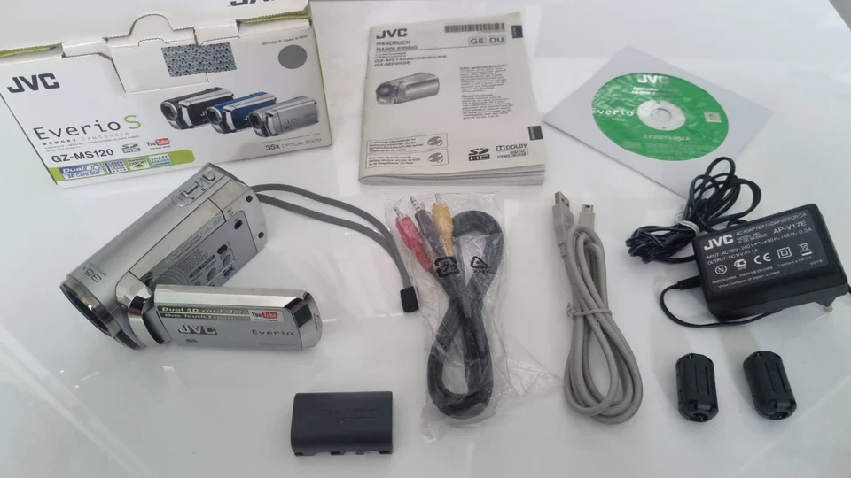 JVC Everio Camcorder GZ-MS120 Videokamera SD Card +TOP+ wie neu - Bild 2 von 4
