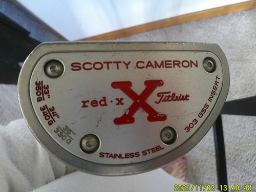 Titleist Scotty Cameron Red X Putter 33” Golf Club Right Handed