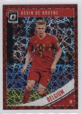 2018-19 Panini Donruss Optic Red Velocity Prizm 17/50 Kevin de Bruyne #101 uk2