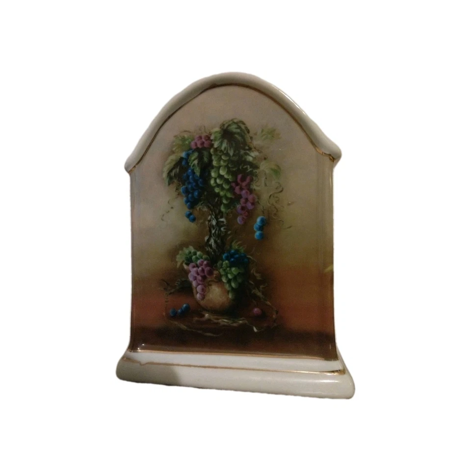 RARE Vineyard Blessings by Lisa White 7.5" Quartz Table Top Clock Arts Uniq - Image 3 of 4