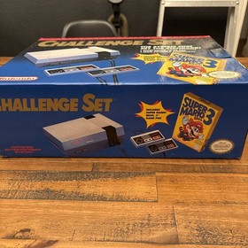Nintendo NES Console Challenge Set con 4 giochi - Super Mario Dr Mario Rampage