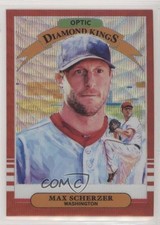2019 Panini Donruss Optic Diamond Kings Red Wave Prizm Max Scherzer #17 qg0