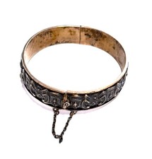 Topazio Silberarmband / Armreif Verschluss mit Sicherheitskette