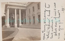 Washington DC - NORTH PORTICO OF WHITE HOUSE - Amateur RPPC Postcard