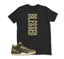 Blessed Jd 3 Family Affair Medium Olive- Shirt to Match BLACK/WHITE