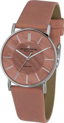 Jacques Lemans - Eco Power Solar Perlmutt Rosa - 1-2112C - Damenuhren