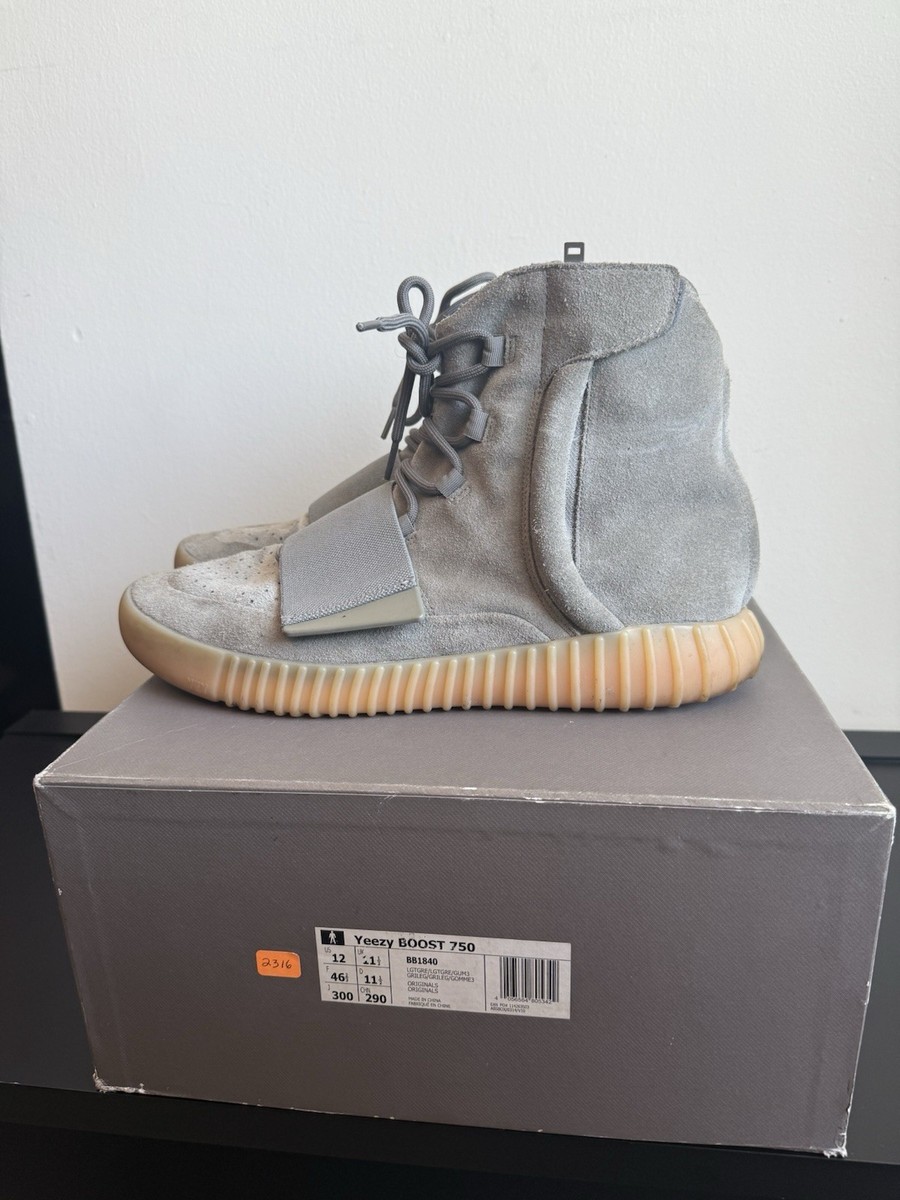 Grey Gum Gray High Top Yeezys Adidas Yeezy Boost 750 'Grey Gum' US