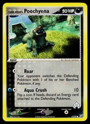 Team Aqua's Poochyena 55/95 EX Team Magma vs Team Aqua