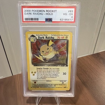 2000 DARK RAICHU-HOLO POKEMON TEAM ROCKET #83 PSA 4 | eBay