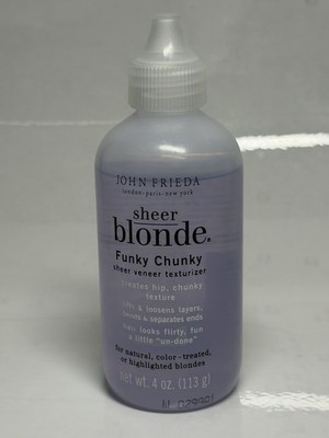 JOHN FRIEDA SHEER BLONDE FUNKY CHUNKY HAIR TEXTURIZER-4 oz-RARE DISCONTINUED