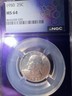 1950 D Washington Quarter 25c MS64 NGC - TraderBea Purple Core Washington