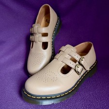 Dr. Martens scarpa bassa Mary Jane Twin Savannah Tan EU 42 UK 8 Virginia pelle