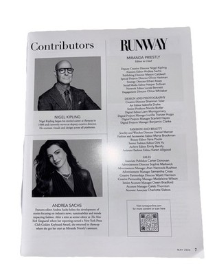 RARE The Devil Wears Prada 2 Movie Runway Magazine Special Promo