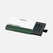 8x MONTBLANC Tinten Patronen Tinte IRISH GREEN für Füllfederhalter Füller Grün