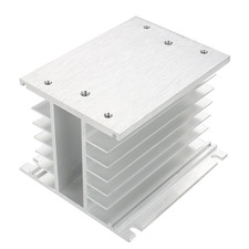 Heat Sinks Aluminum for 3 Phase Solid State Relay 10A-100A, 110Mm X 100Mm X 80Mm