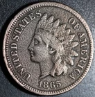 1865 INDIAN HEAD CENT - FINE