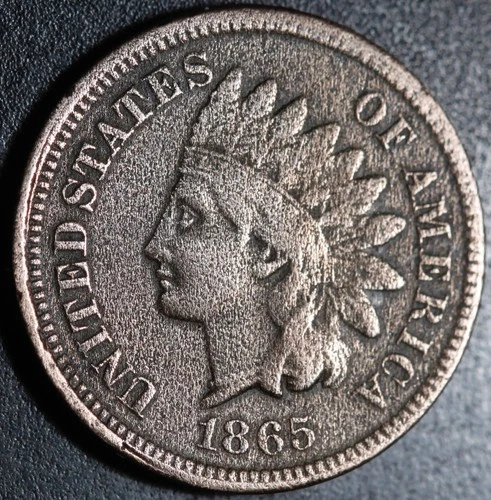 1865 INDIAN HEAD CENT - FINE