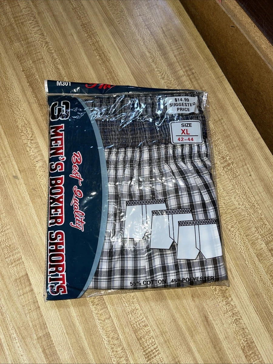 HUNTER&HAWKS Män 3-pack boxershorts i ekologisk bomull, stretchbyxor, mjukt midjeband, underkläder som andas, svart, blå, grå, flerfärgad, 6XL