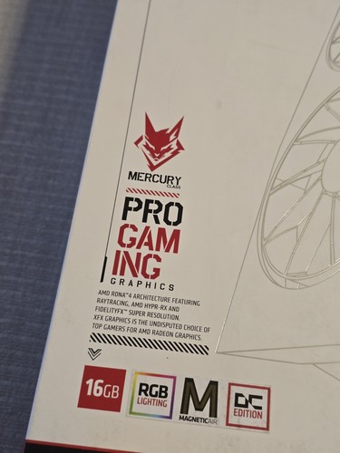 XFX Mercury AMD Radeon RX 9070XT OC Gaming White Edition mit RGB 16GB GDDR6 - Bild 2 von 8