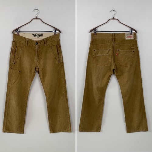 VINTAGE LEVI'S MEN'S VELVET BROWN CARGO 