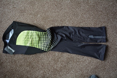 Montella hi-viz mens cycling pants. New. Suit 34" waist. Padded. - Picture 2 of 16
