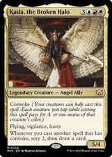 KASLA, THE BROKEN HALO mtg NM-M Commander March of The Machine Mythic