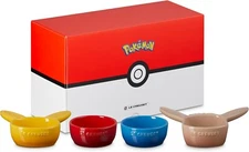 Le Creuset Pokemon Mini Dishes (Set of 4) Japan Genuine Limited From JAPAN
