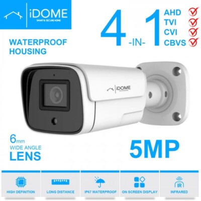 CCTV HOME SECURITY BULLET CAMERA 5MP 6MM HD
