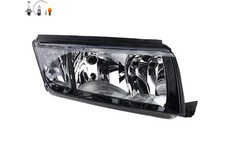 Scheinwerfer Halogen kompatibel zu Skoda Fabia 6Y 99-08 Rechts Leuchtmittel